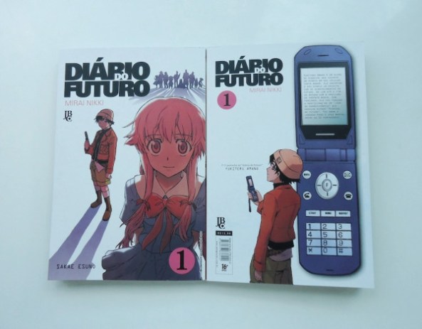 Capa frente e verso do mangá