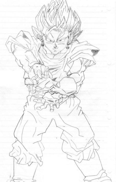 02 - Vegito (fusão Goku e Vegeta com os brincos)